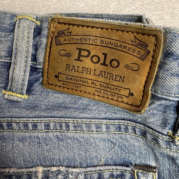 Polo Ralph Lauren Jeans Men 38x32 Med Wash Blue Thompson Relaxed RN 41381‎ - Picture 8 of 16